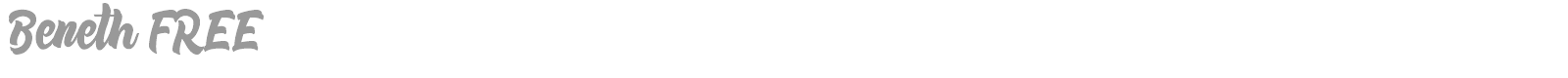Beneth font preview